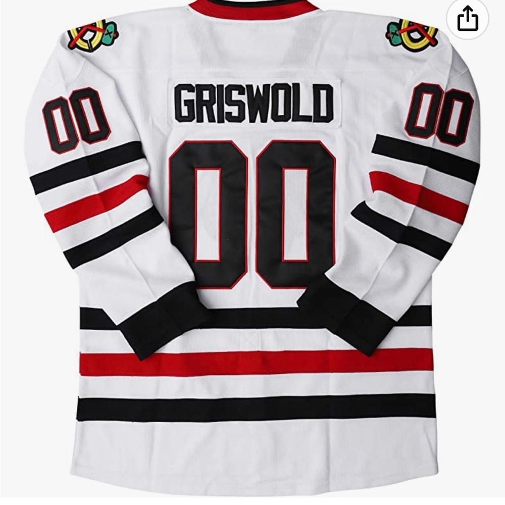 Clark Griswold Chicago Black Hawks jerseys